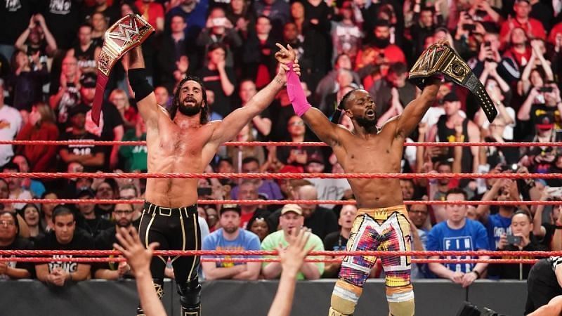 Seth Rollins and Kofi Kingston - Champions!