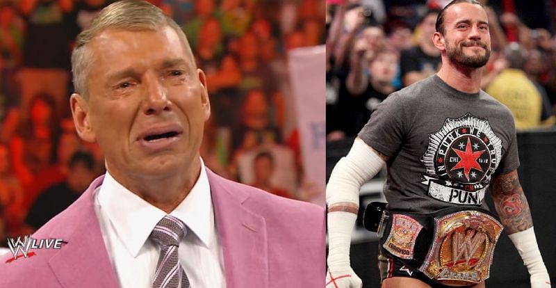 Vince was an emotional mess while bidding Punk goodbye