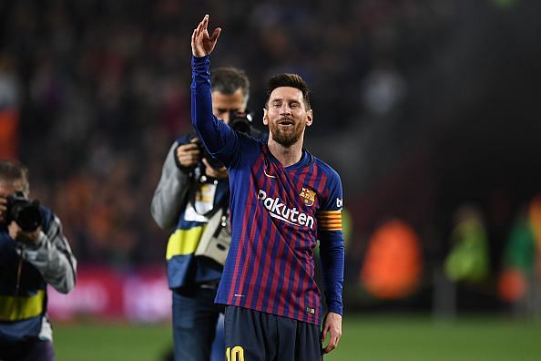 Lionel Messi is targeting his fifth UCL title.