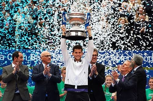 Dominic Thiem is ecstatic after winning his first ever title in Barcelona