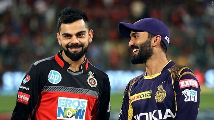 Both Virat Kohli and Dinesh Karthik have faced a lot of criticism for their bad captaincy. (Picture courtesy: iplt20.com)