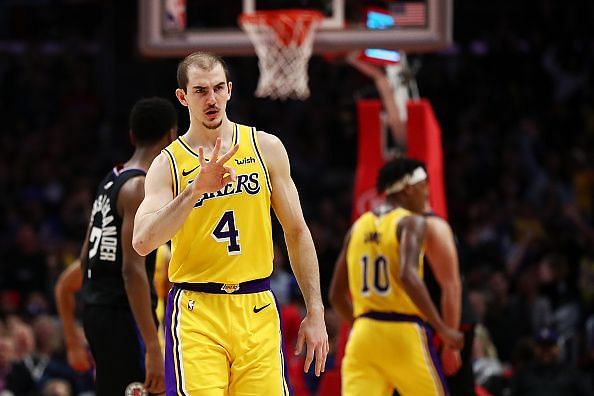 Alex Caruso has impressed for the Los Angeles Lakers