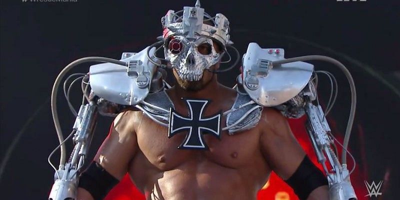Triple H dressed up as The Terminator