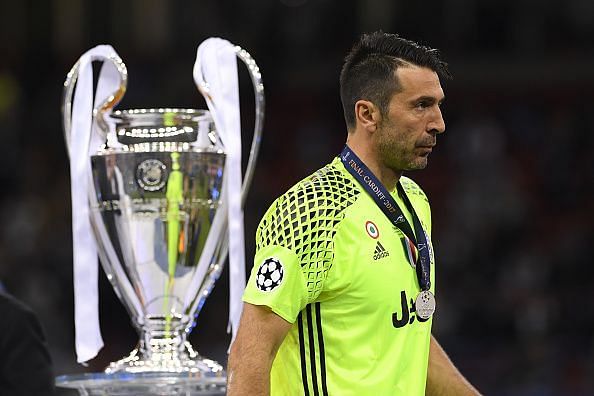 Buffon was twice a Champions League runner-up