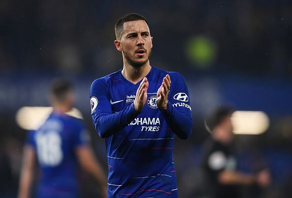 Eden Hazard after a spectauclar display against West Ham United on Monday