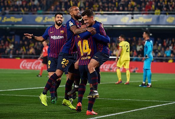 Barcelona salvaged a point at the death