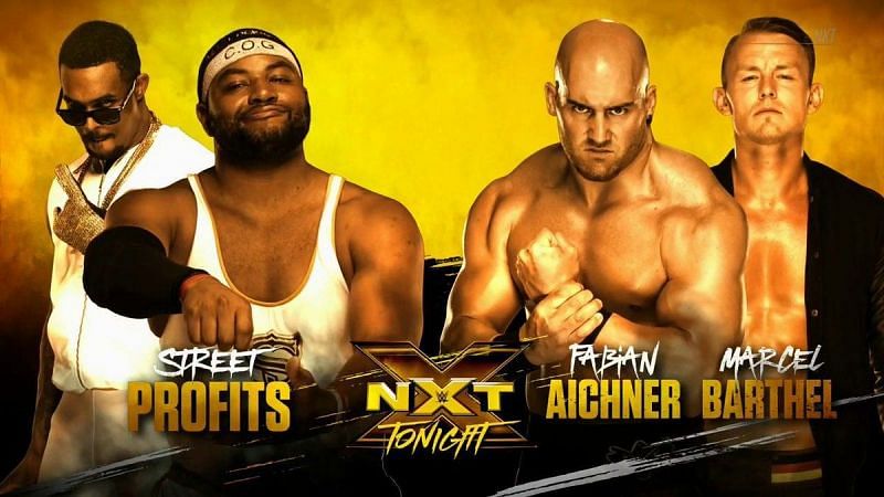 Two of NXT&#039;s best tag teams look to build momentum in the main event Enter caption