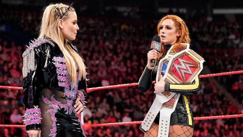 Natalya was the first to challenge Becky Lynch for the Raw Women&#039;s Title but was bested by new addition Lacey Evans