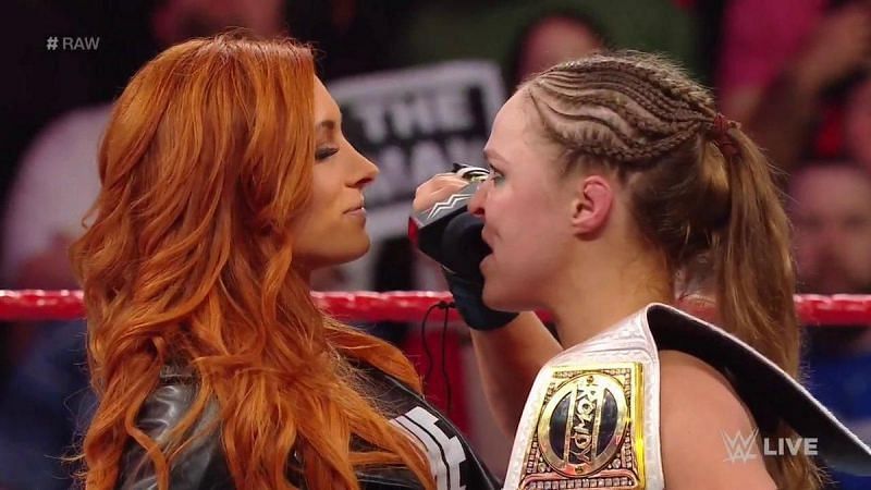 After the controversial finish at WrestleMania, Ronda has unfinished business with Becky Lynch