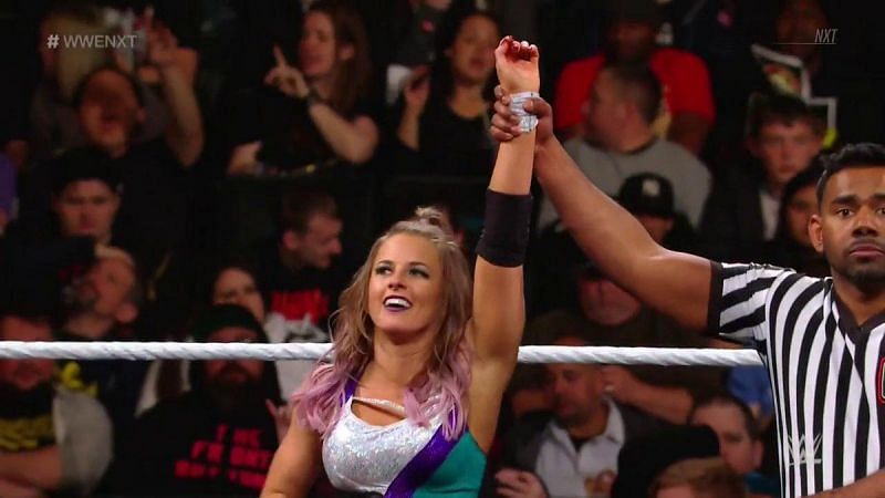 Candice LeRae started NXT off with an impressive victory