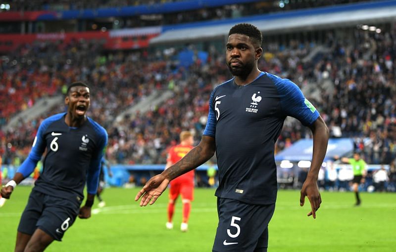 Samuel Umtiti playing for France ( Credit: FIFA )