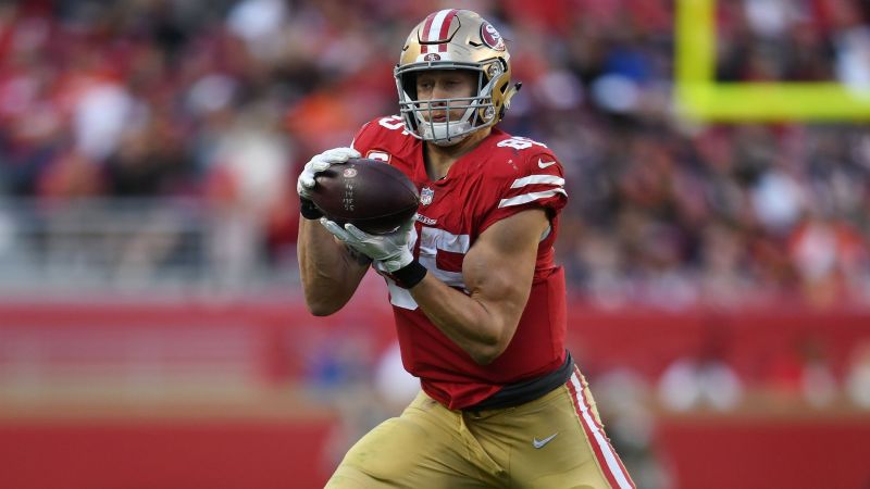 Niners star Kittle relishing competition on both sides of the ball