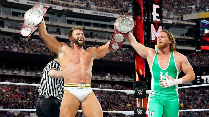 The duo captured the RAW Tag Team Titles last night.