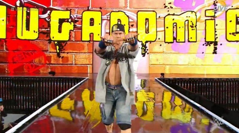 John Cena made a return to the WWE as the 