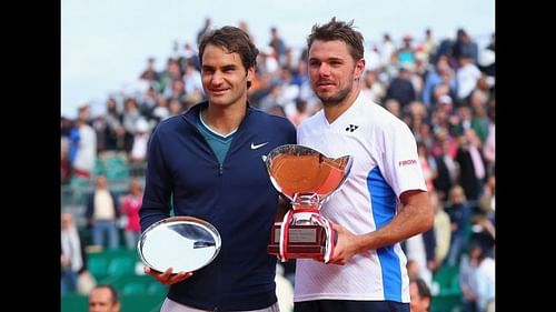 Stan winning the Monte Carlo Masters in 2014 after defeating Roger Federer.