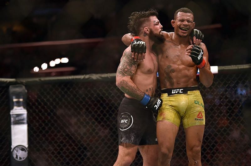 Mike Perry and Charles Oliveira put on a hell of a show in their fight