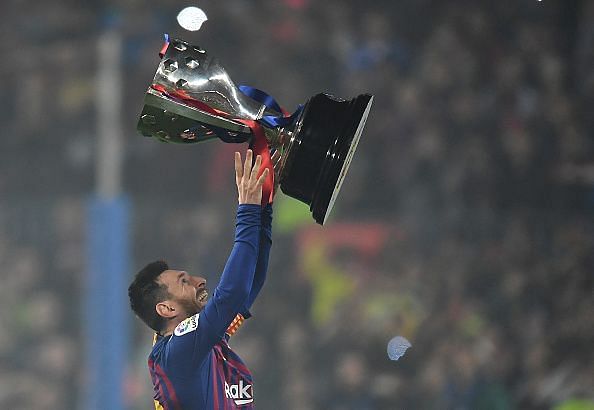 Barcelona clinched their second league title in a row under Ernesto Valverde