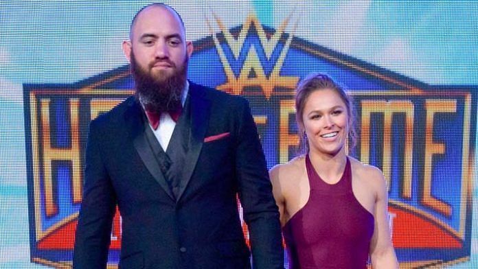Ronda Rousey&#039;s partner Travis Browne was heroic at the Hall of Fame