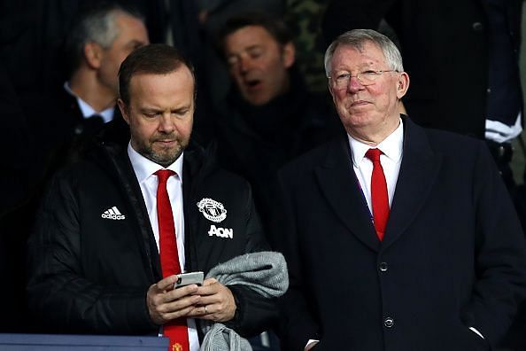 Ed Woodward (l) and Sir Alex Ferguson (r)