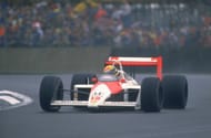 Ayrton Senna won the first of his three driver's championships in the MP4/4