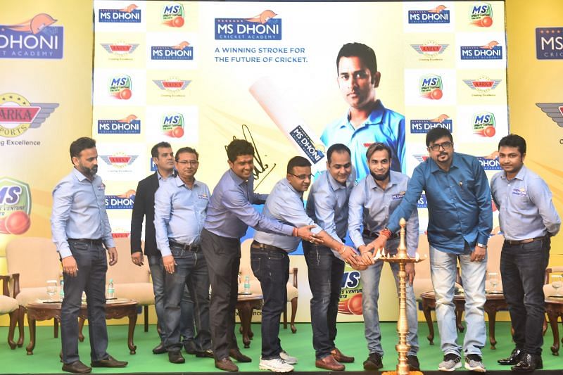 The first ever&Acirc;&nbsp;M. S.Dhoni Cricket Academy(MSDCA) of West Bengal was launched
