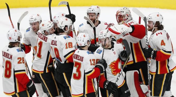 Flames clinch Western Conference, Pacific Division