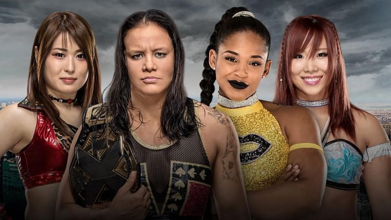 NXT Takeover: New York: NXT Women&#039;s Championship Match - Shayna Baszler vs Io Shirai vs Bianca BelAir vs Kairi Sane