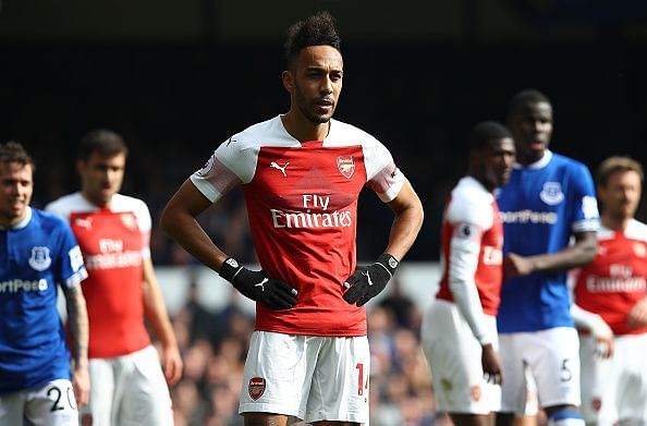 Aubameyang has been out of the Arsenal starting XI recently