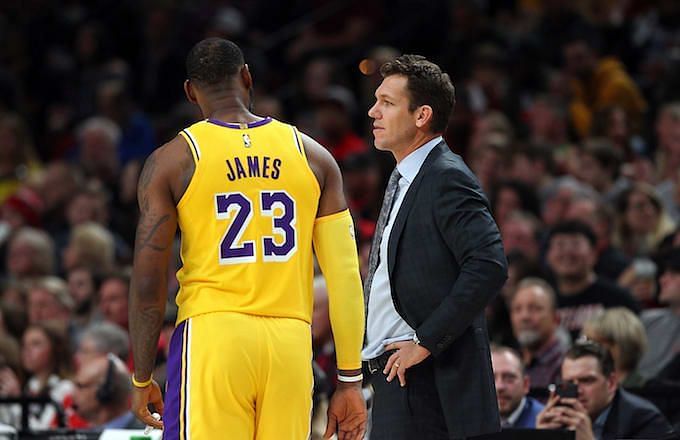 By the end of the season, LeBron James was ignoring the play calls that Luke Walton was calling out, now whose fault is that?