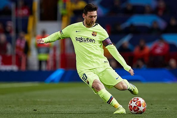 Messi grabbed the assist for the only goal of the game