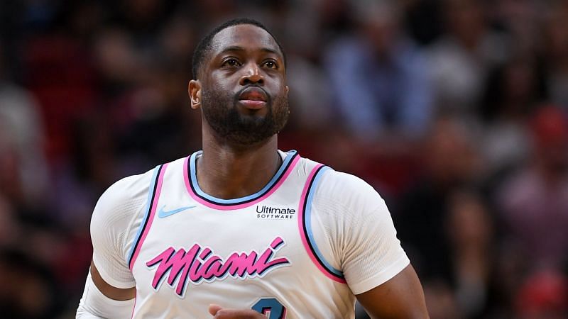 The Cleveland Cavaliers' Dwyane Wade takes a moment while medical