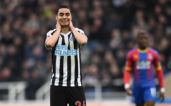 Newcastle United&#039;s Miguel Almiron