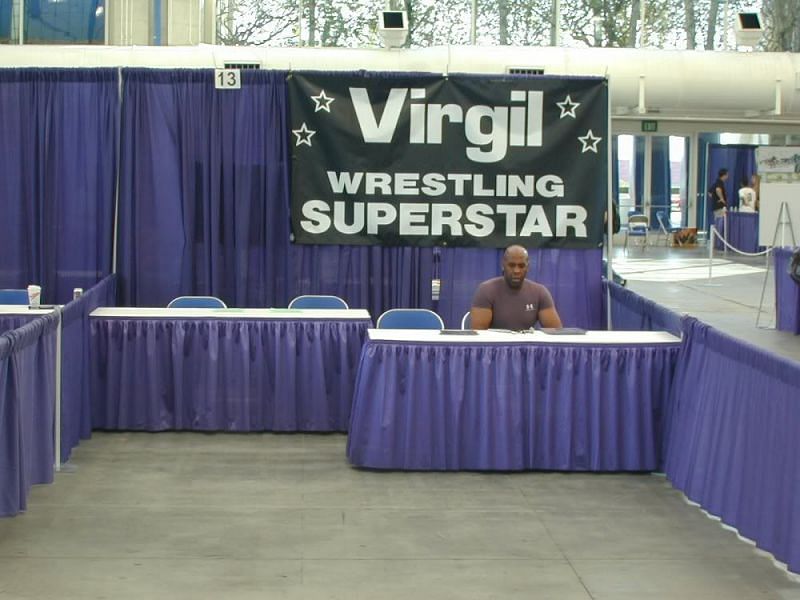 This image of the former Million Dollar Champion sitting alone at a convention has become a popular meme with fans.