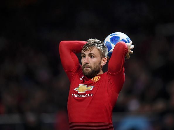 Luke Shaw could play a key role for United against Barca.