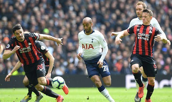 Lucas Moura was on song against relegated Huddersfield