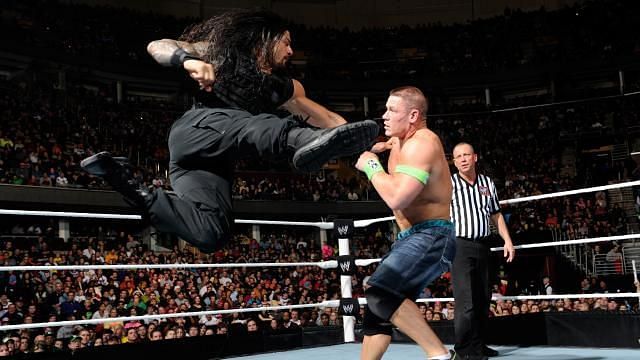 John Cena gets Reigns&#039; Superman Punch