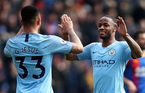 Gabriel Jesus and Raheem Sterling finished the game for Manchester City