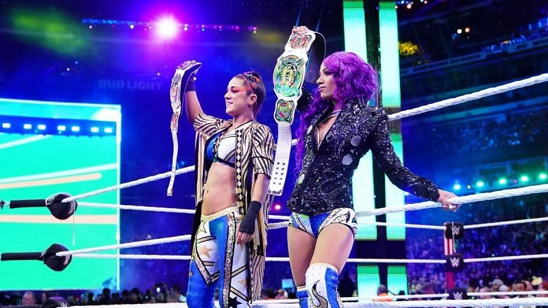 It was surprising when Sasha Banks and Bayley lost their titles at WrestleMania, but maybe it was to pave the way for The Sky Pirates