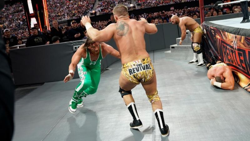 The Revival against Zack Ryder and  Curt Hawkins