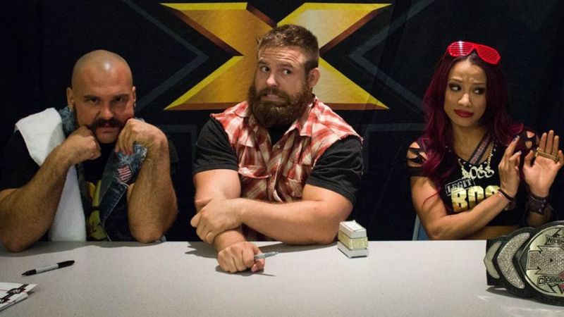 The Revival, Dash and Dawson, getting cozy with Sasha Banks.