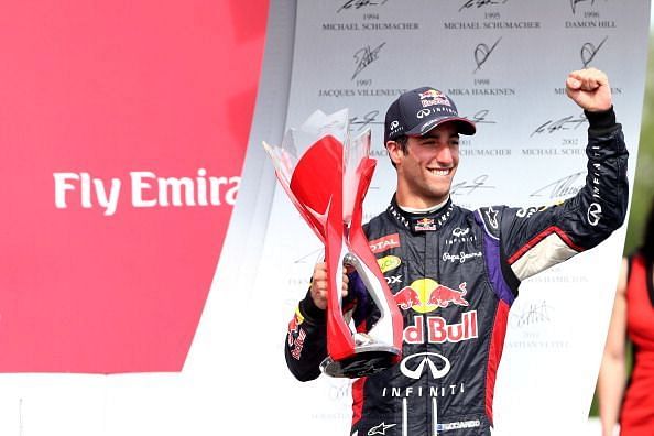 All of Daniel Ricciardo&#039;s seven F1 wins have come with Red Bull.
