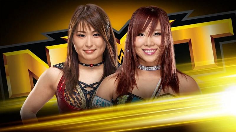 Kairi Sane and Io Shirai could promptly win the titles, and naturally span SmackDown, Raw, and NXT