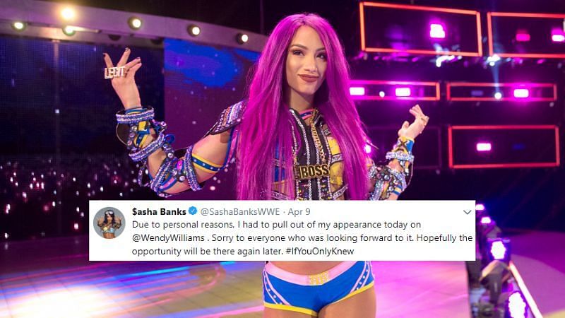 Sasha Banks did not appear on Raw this week
