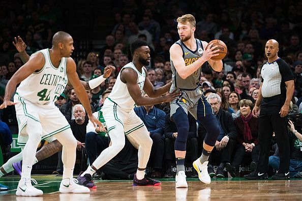 The Celtics and Pacers are battling for playoff position