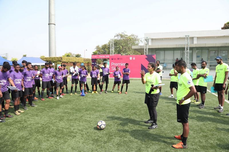 Tanaz Mohammed is a grassroots coach at ISL club Mumbai City FC