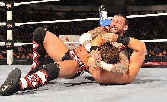 CM Punk has a deep moveset including submission holds like the Anaconda Vice.