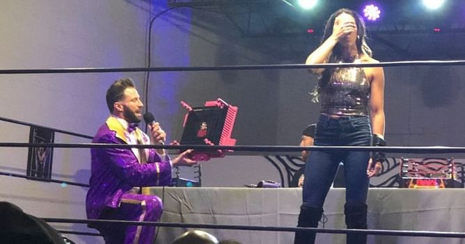WWE News: Zack Ryder 'proposes' to his Superstar girlfriend inside the ring