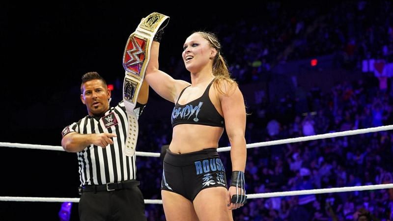 Ronda Rousey might end WrestleMania 35 as both the RAW and Smackdown Women&#039;s champion.