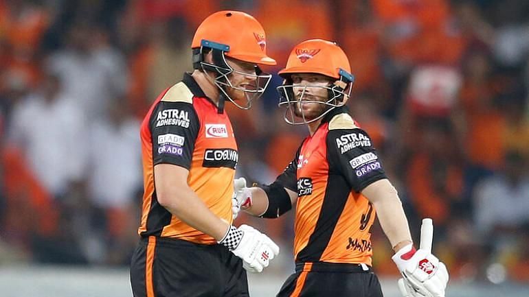 Bairstow and Warner (Image Courtesy: BCCI/iplt20.com )