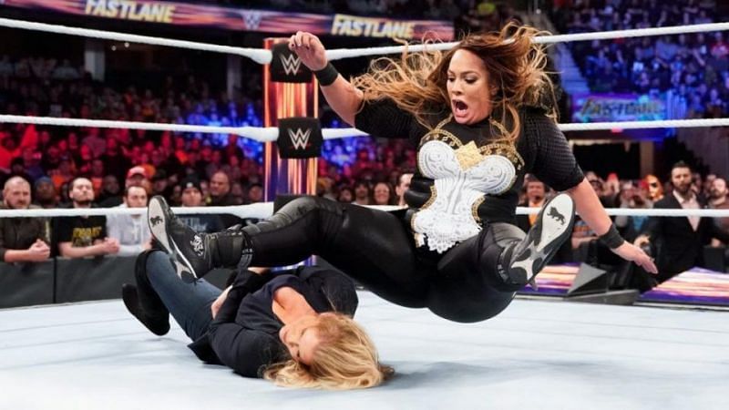 Nia Jax was injured at WrestleMania